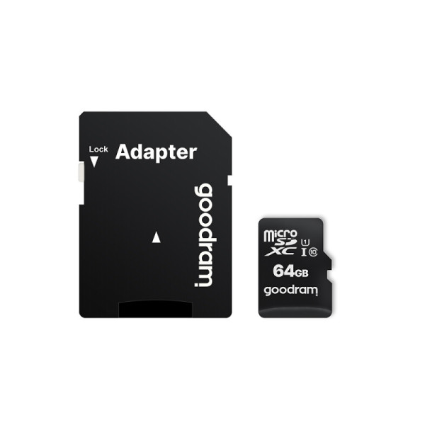 CARTE MICRO SD 64G CLASS 10 HAUTE VITESSE GOODRAM