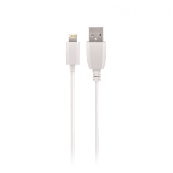 CHARGEUR SECTEUR POUR IPHONE 5 À 14 LIGHTNING MAXLIFE 1A BLANC