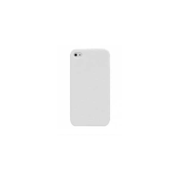 COQUE ARRIERE RIGIDE STAX TOUCHE GRANULE BLANC POUR IPHONE 5 5S 