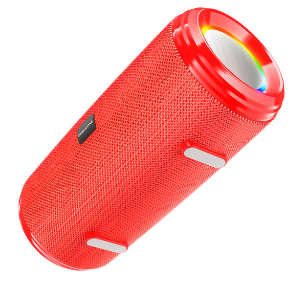 ENCEINTE BLUETOOTH BOROFONE BR13 LUMIERE D AMBIANCE ROUGE