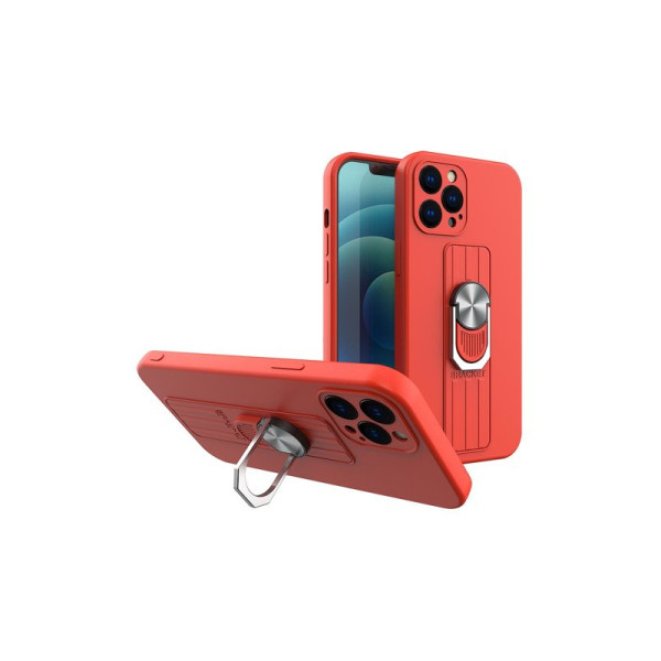 ETUI SILICONE ROUGE IPHONE 13 PRO