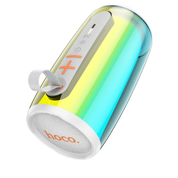 HOCO HAUT PARLEUR BLUETOOTH HC18 JUMPER LED BLANC