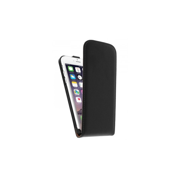 HOUSSE ETUI IPHONE 6 6S A RABAT FASHION CASE NOIR