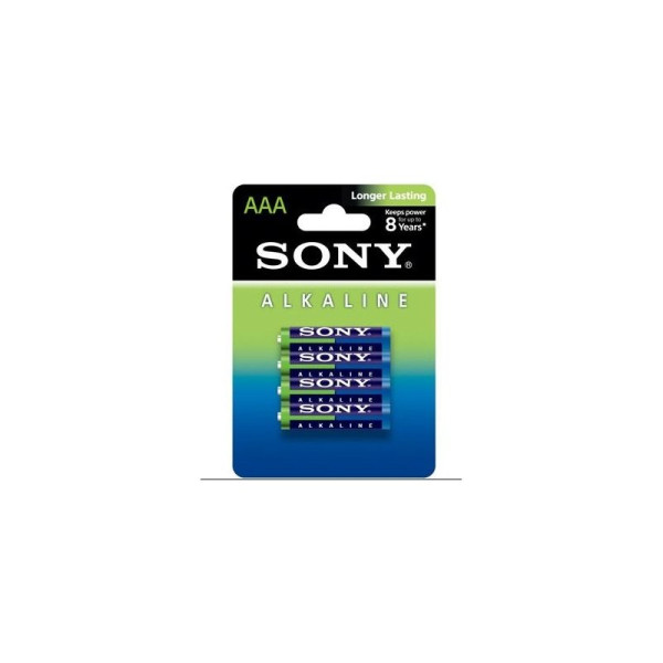 PILES ALKALINES SONY AAA PAR 4 SOUS BLISTER