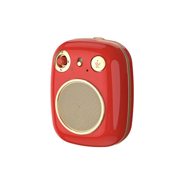 REMAX ENCEINTE BLUETOOTH VINTAGE ROUGE