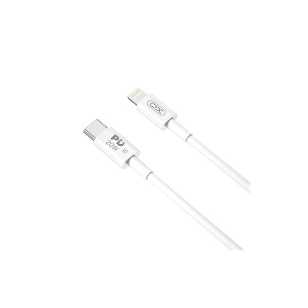 XO CABLE CHARGEUR TYPE C TO LIGHTNING 20W XO NB Q189B BLANC