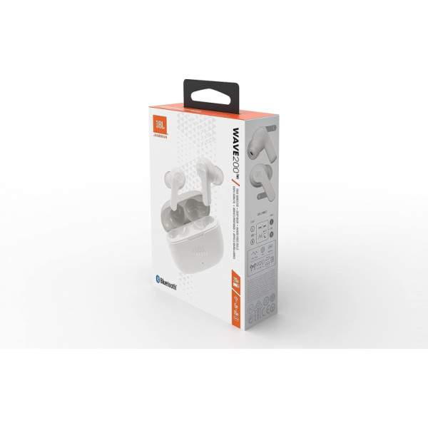 ECOUTEUR STEREO JBL WAVE 200 BLANC