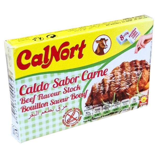 Bouillon de boeuf Calnort halal 80g