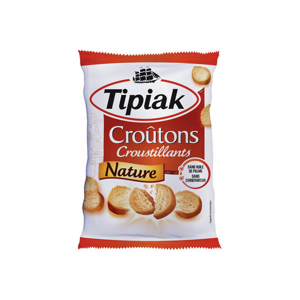 Croûtons croustillants nature Tipiak 90 g