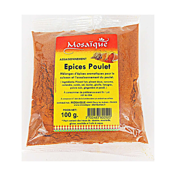 Epices poulet Mosaïque 100g