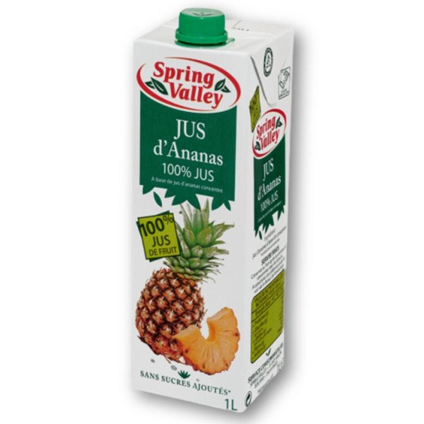 Jus d ananas Spring valley 1L