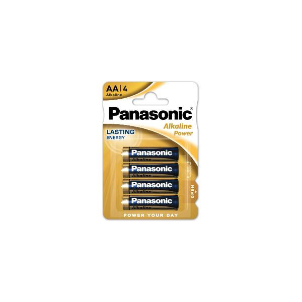 PANASONIC PILES ALCALINE AA X4 PAR BOITE DE 12