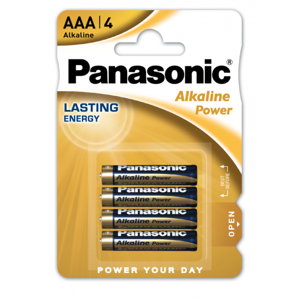 4 PILES AAA LR03 ALKALINE POWER